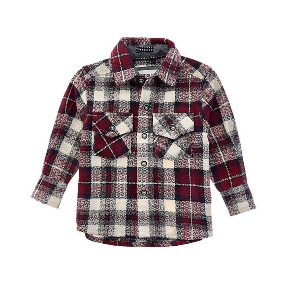 Sovereign Code Redwood Button Down Shirt, Red